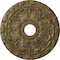 Ekena Millwork Spring Leaf Medallion (Canopies up to 5 5/8"), 19 7/8"OD x 3 5/8"ID x 1 1/4"P, Mississippi Mud CM19SPMMC - alternate 1